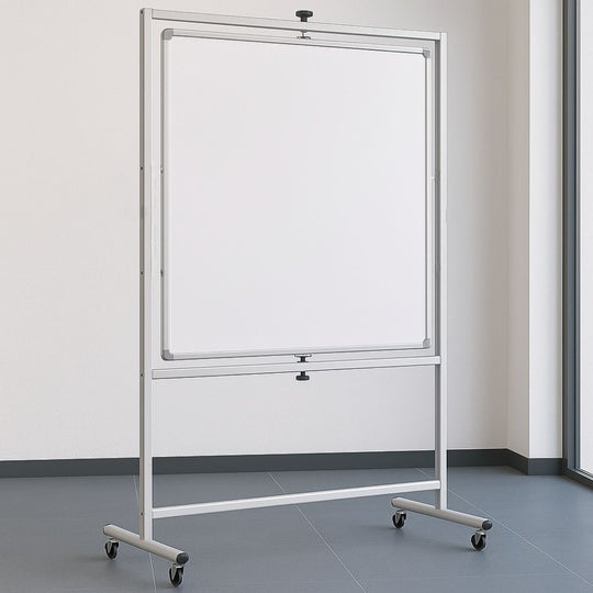 Mobile Revolving Magnetic Whiteboard - 1500 x 1200mm