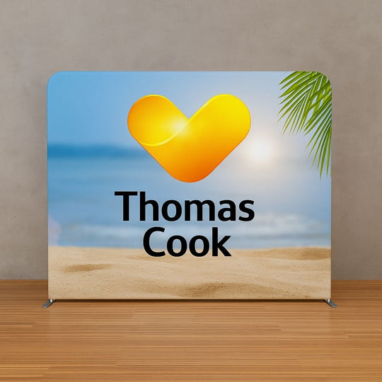 Double-Sided Straight Tension Fabric Exhibition Backdrop Display inc. Graphic Printing - 2500mm