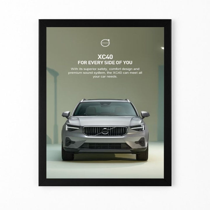 10 black A2 wall-mounted snap frames – aluminium 25mm design with secure fixings for clean signage