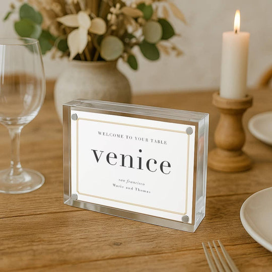 Pack of 24 Business Card Magnetic Acrylic Block - 15mm