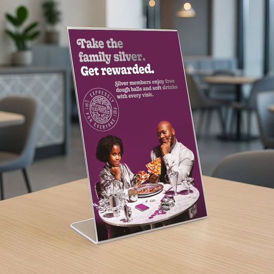 Pack of 6 Acrylic A3 Literature Holder - Portrait