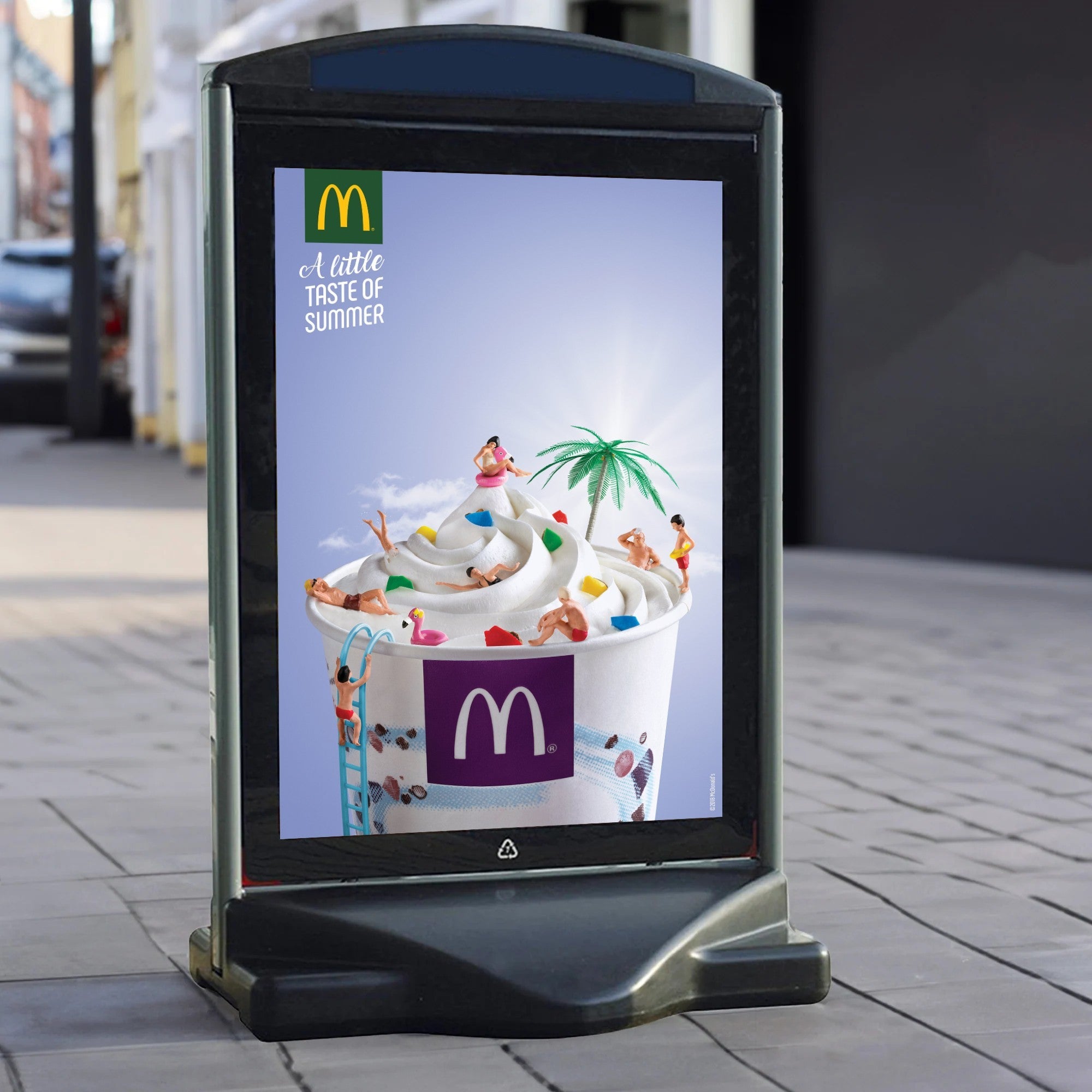Premium A0 black heavy-duty pavement sign with a sturdy water-filled base, double-sided for maximum visibility.