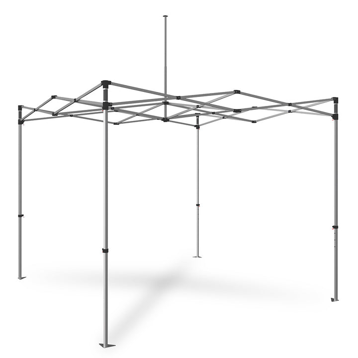 Promotional 3m x 3m gazebo – full wall branded tent with concrete weights for stable set-up at fairs, festivals or shows  