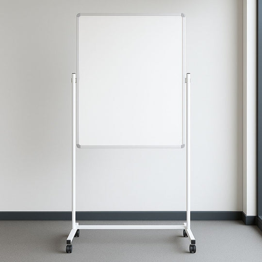 Magnetic Portrait Mobile Whiteboard - 900mm x 1200mm