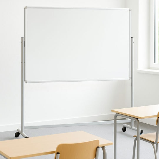 Non-Magnetic Landscape Mobile Whiteboard - 600mm x 900mm
