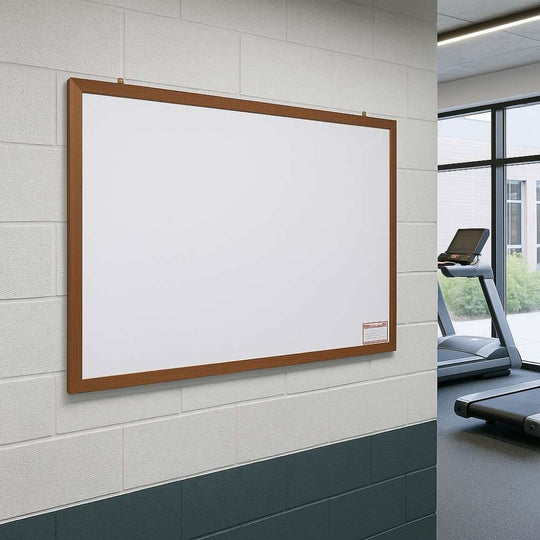 Eco-Friendly Whiteboard in Wood Effect Frame - 1200 x 900mm