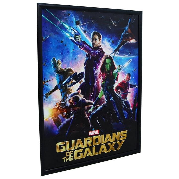 Black snap-close movie quad frame – 30x40 inch wall poster holder with 25mm corners and easy front access