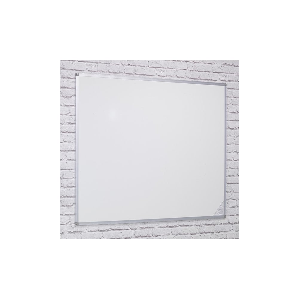 1500 x 1200mm double-sided whiteboard with a durable aluminium frame, ideal for maximising writing space in offices or classrooms.
