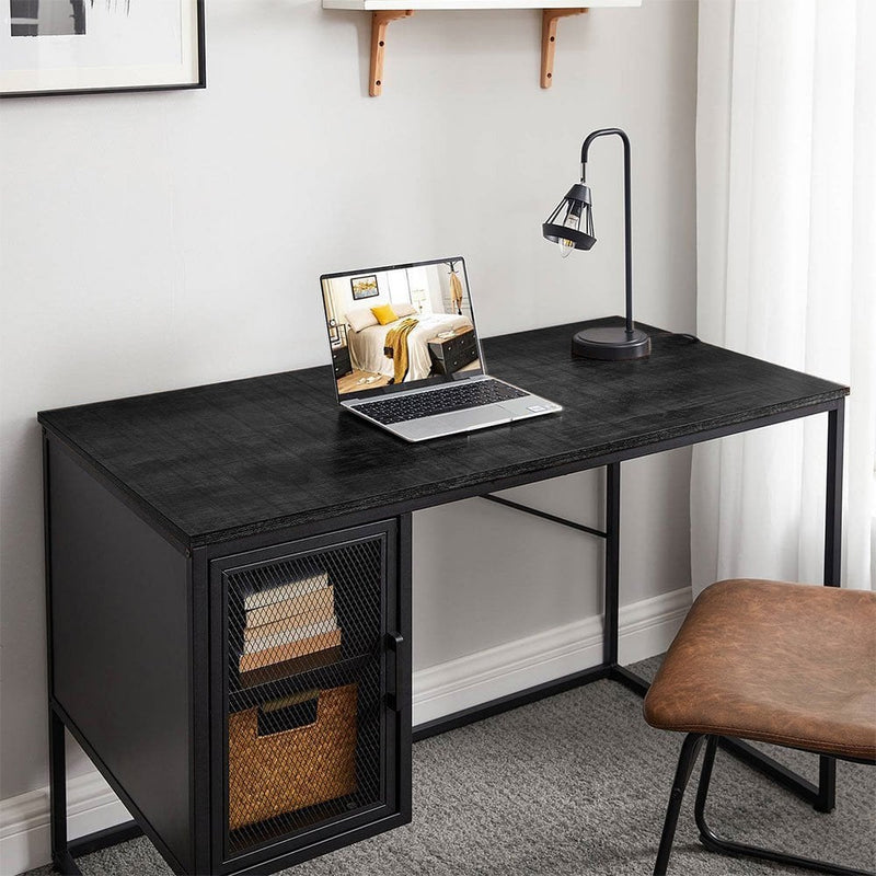 Industrial Style Desk with Black Displaysense