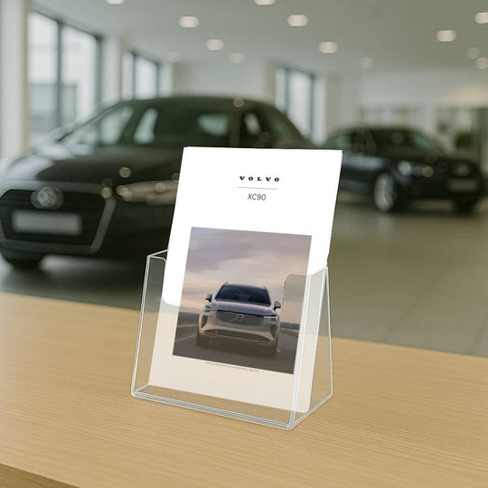 Pack of 8 A5 Portrait Leaflet Holder - Counter Standing