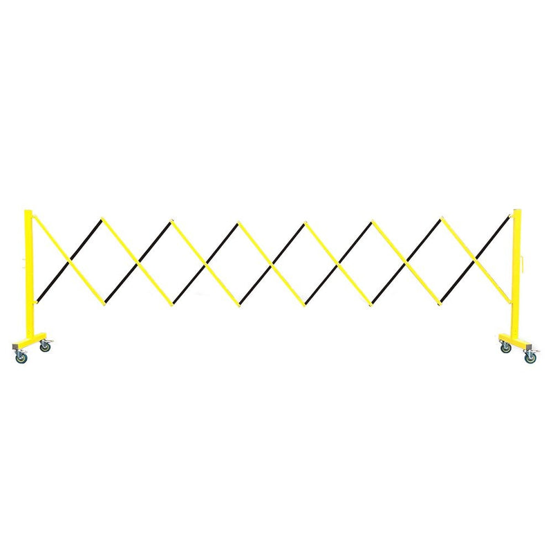 Steel Expandable Barricade - Yellow 3.4m