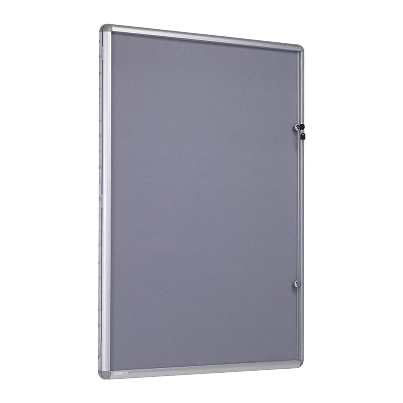 Tamperproof Grey Felt Noticeboard - 1200 x 900mm