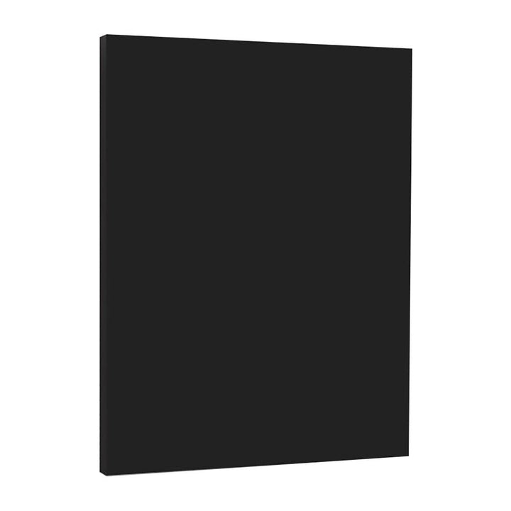 Wall-mounted scratch-resistant frameless melamine A1 chalkboard, 564mm wide x 841mm high, includes wall fixings for easy installation.
